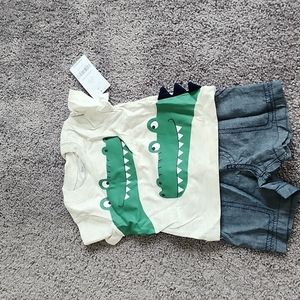 Baby Boy Matching Shorts Set